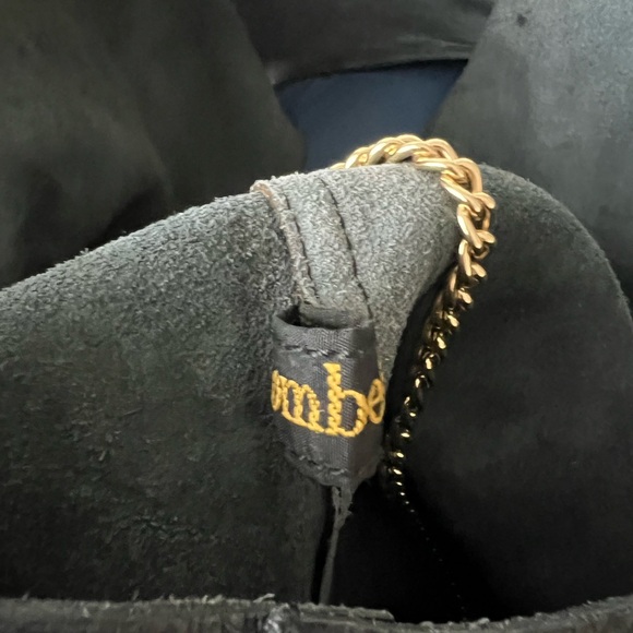 OMBELINE PEBBLE LEATHER HOBO BAG - Picture 5 of 14